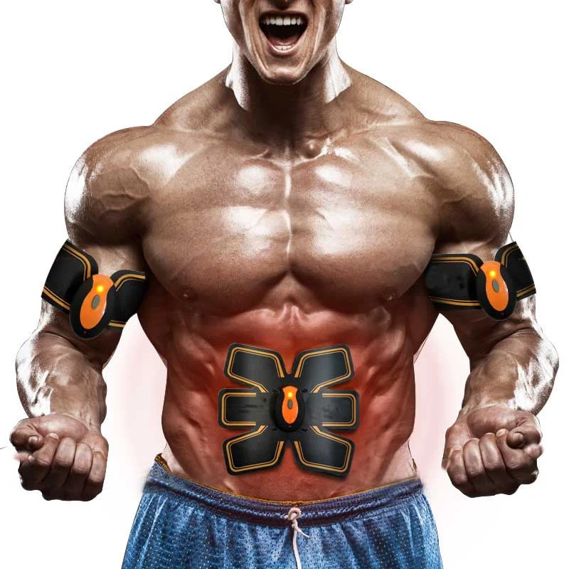 Smart EMS Abdominal Muscle Stimulator Exerciser Trainer Device Muscles Intensive Training Weight Loss Slimming Massager Machine