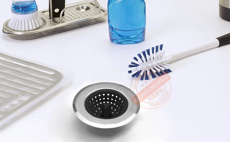 Dishwashing sink filter drain cover strainer