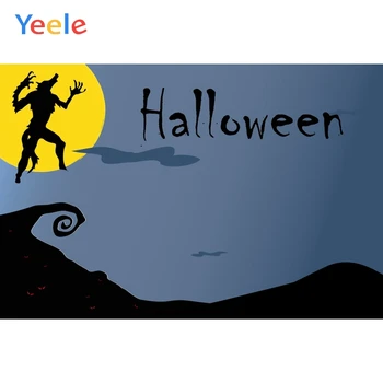 

Yeele Halloween Party Decor Photocall Moon Werewolf Photography Backdrops Personalized Photographic Backgrounds For Photo Studio