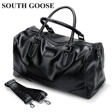 Южная гусиная Новая мужская дорожная сумка из водонепроницаемой искусственной кожи, сумочки унисекс, Повседневная сумка на плечо, большая дорожная сумка, Мультифункциональные сумки