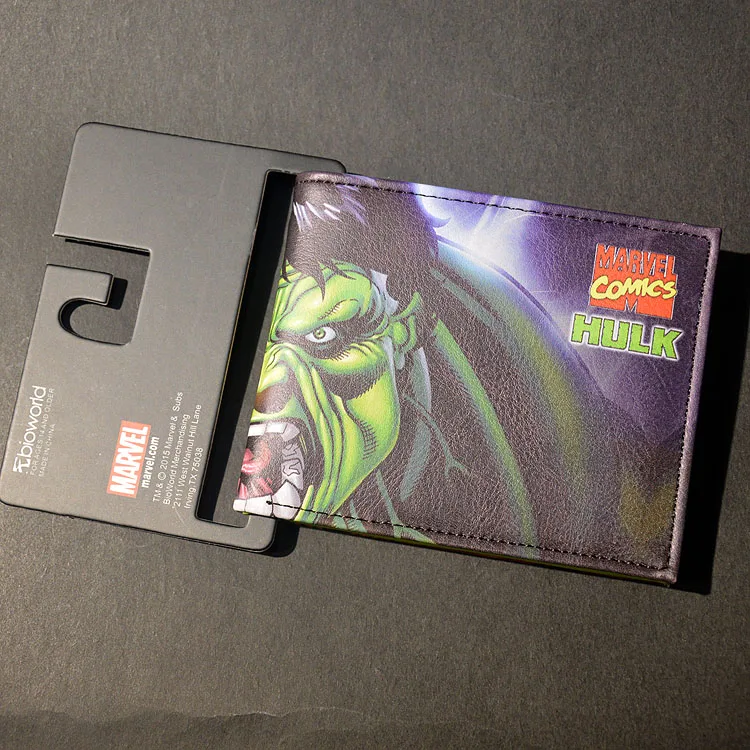  New Comics Dc Marvel the Avengers Hulk Iron Man Captain America Purse Logo Credit Oyster License Card  Wallet 