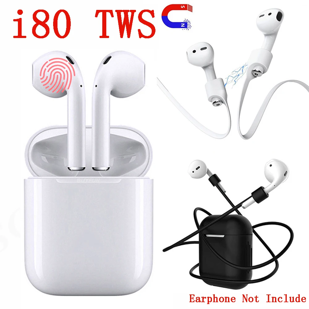 

Pop-up I80 Tws Bluetooth 5.0 Wireless Touch Control Earbud 1: 1 For Air Wireless Charging All Cell Pk I20 I60 I40 I10 I21 Tws