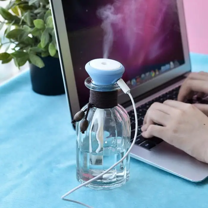 Увлажнитель воздуха стеклянный пульверизатор Творческий Желая бутылка распылитель USB эфирное масло диффузор освежитель воздуха тумана домашний увлажнитель