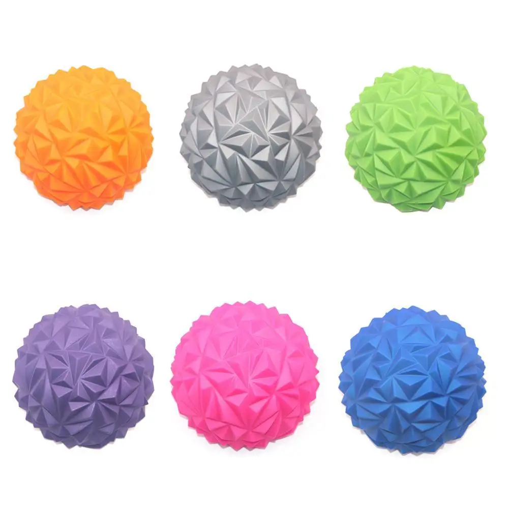 

Yoga Tactile Exercises Trainer Pilates Fitness Massage Ball PVC Flower Point Durian Balance Half Ball Sensory Integration Ball