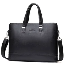 Модный мужской портфель из искусственной кожи, сумка для мужчин, деловые коричневые сумки на ремне, мужской портфель на молнии, водонепроницаемая сумка с ручкой сверху