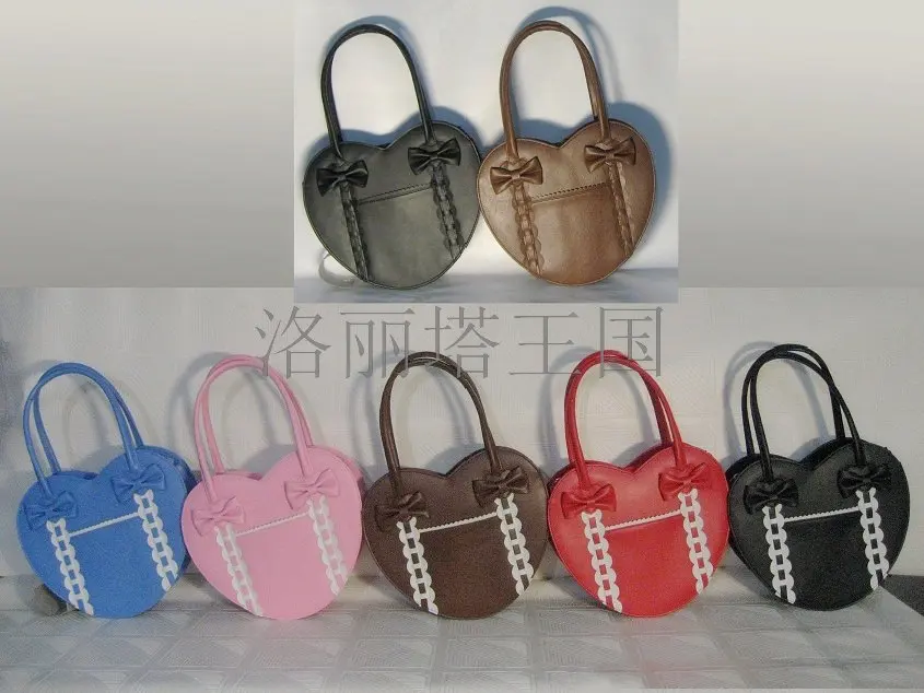 Lolita Princess Lolita bag cos bag peach heart handbag multicolor girls loris006 Lolita Princess Lolita bag cos bag peach heart handbag multicolor girls loris006
