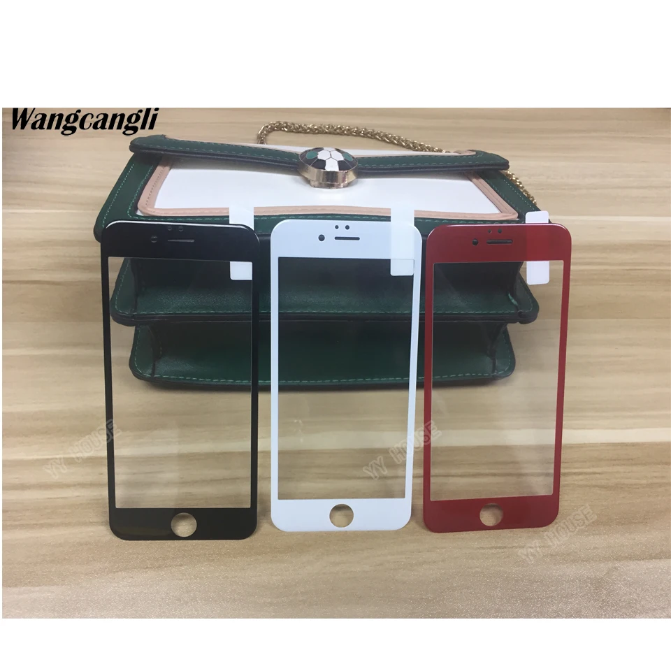 3D изогнутый край Полное покрытие закаленное стекло протектор экрана для iphone 6 7 6s 8
