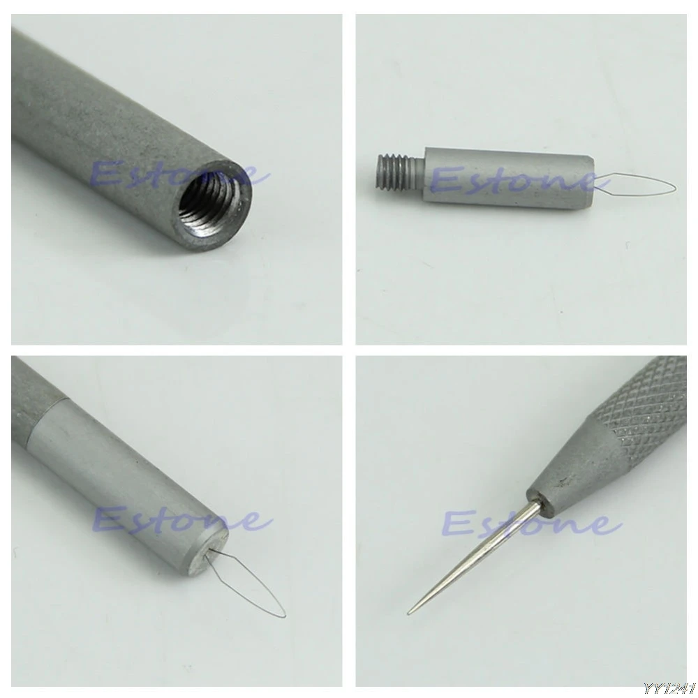 Sewing Needle Device Threader Thread Guide Clothing Awl Punch Leather Tools