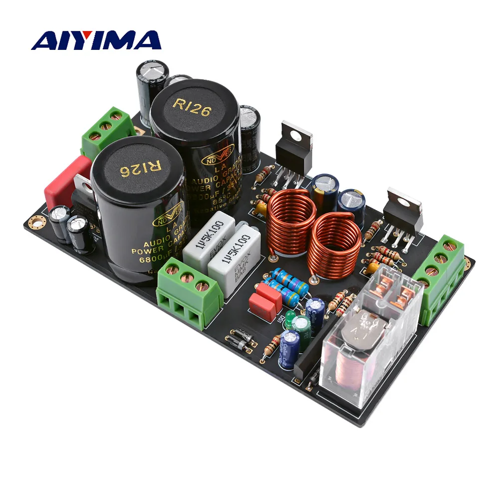 

AIYIMA LM1875 Amplifier Board Stereo 2.0 Channel GC1875 Sound Amplifiers AMP 20W*2 Zero Noise Speaker Home System DIY