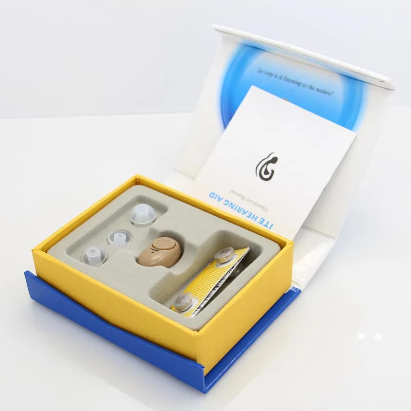 

New Mini Hearing Aid Sound Amplifier Soft Earplugs Ear Health Care Sound Enhancement Deaf Aid DC88