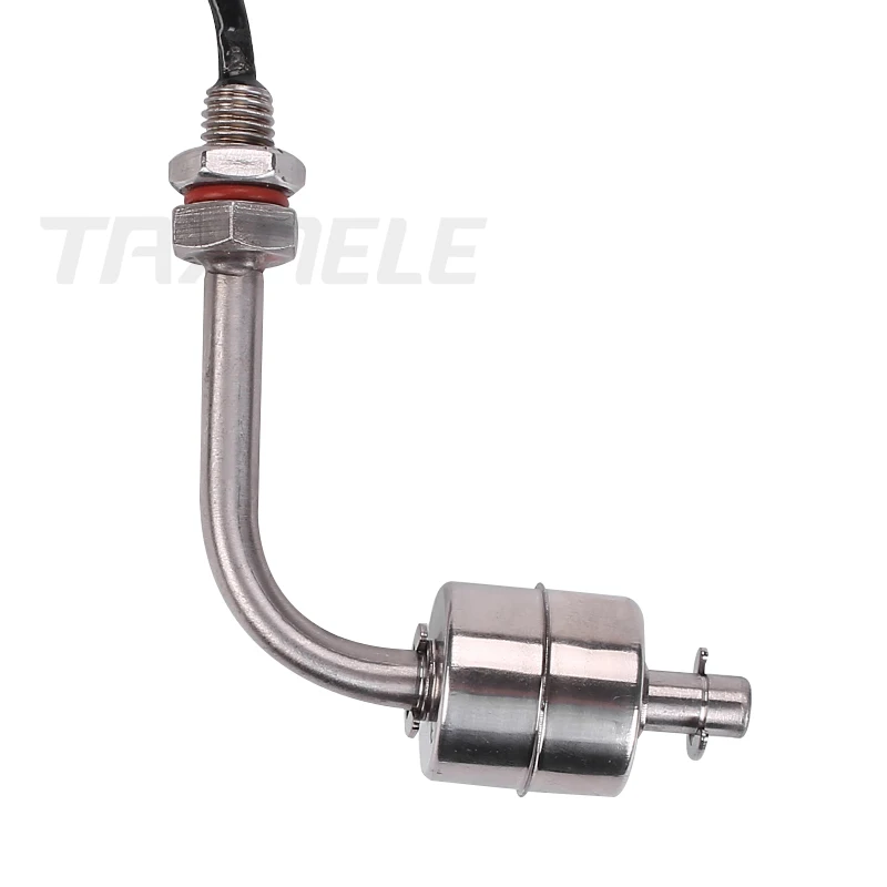Water Level Switch Liquid Level Sensor 304 White Stainless Steel Float Switch L type Liquid Water Level Sensor Switch Internal Float 120 Degree