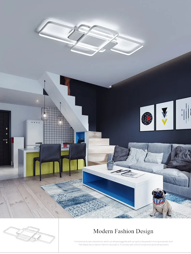 lustre led ceiling chandelier lighting fixtures 5