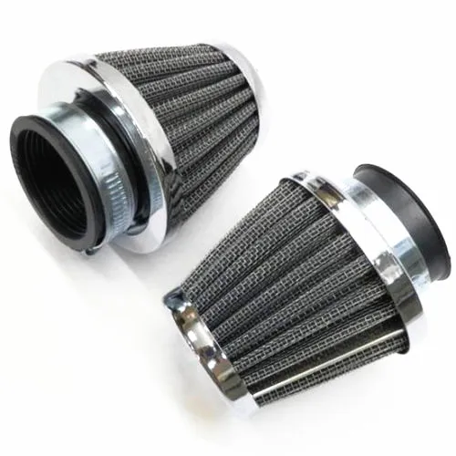 Best 2 x 42mm Spike Air Filter Intake Cleaner For Honda Suzuki Ktm ATV Dirt Pit Bike Chopper Motorcycle