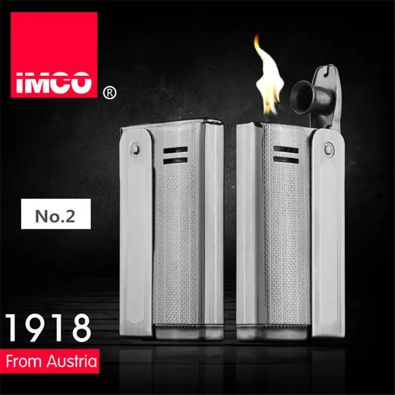 Genuine IMCO Lighter Stainless Steel Lighter Original Oil Gasoline