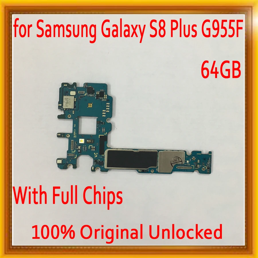 with Android System for Samsung Galaxy S8 Plus G955F Motherboard,64GB
