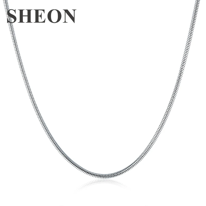 

2019 New arrival Vintage 316L Necklace 2MM stainless steel snake chain DIY Fashion Jewelry Accessories wholesale dropshipping
