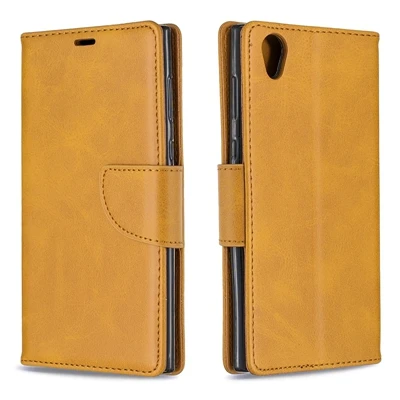 Для sony xperia L1 чехол из искусственной кожи чехол для Soni E xperia L1 Fundas для Coque sony xperia L1 L 1 sony L1 G3311 G3312 G3313 Etui - Цвет: Yellow