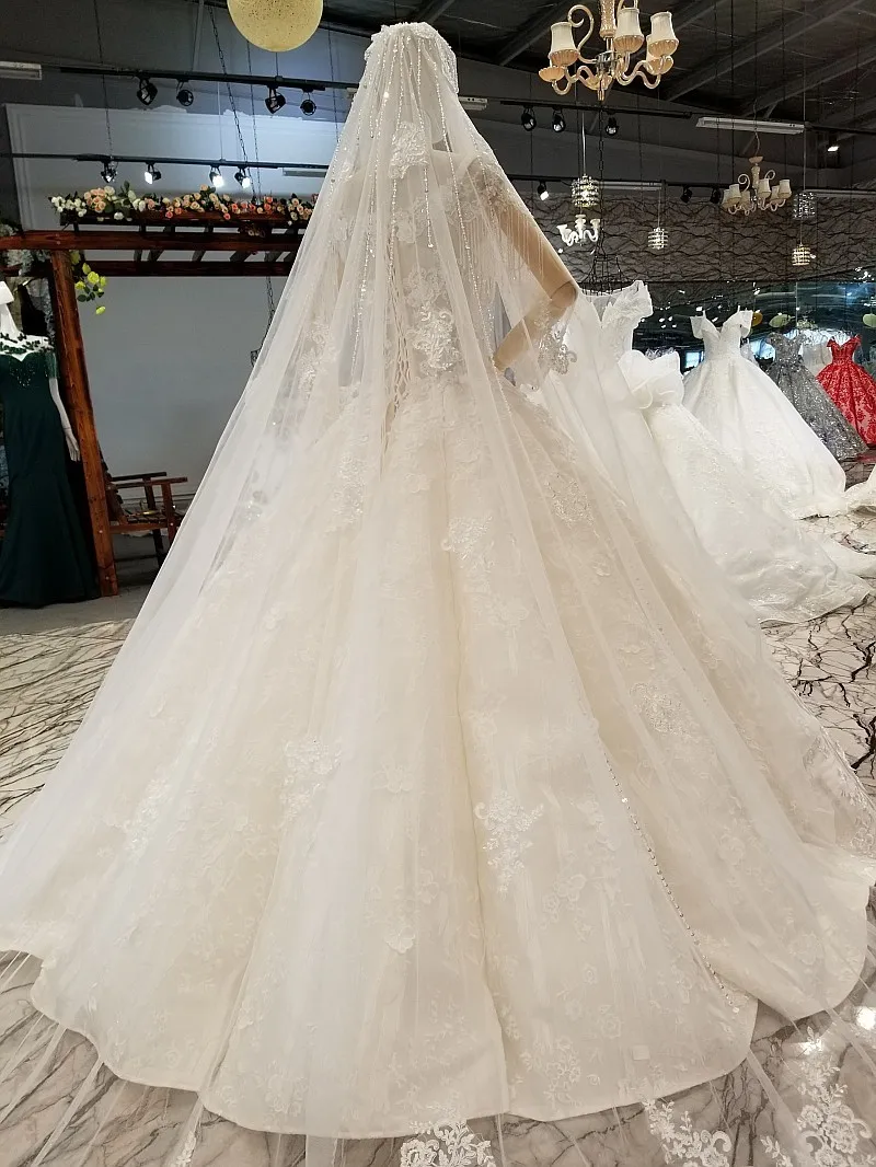 2018 белое кружевное свадебное платье без рукавов длиной до пола со шнуровкой волнистые Бальные платья Иллюзия Свадебные платья с длинной