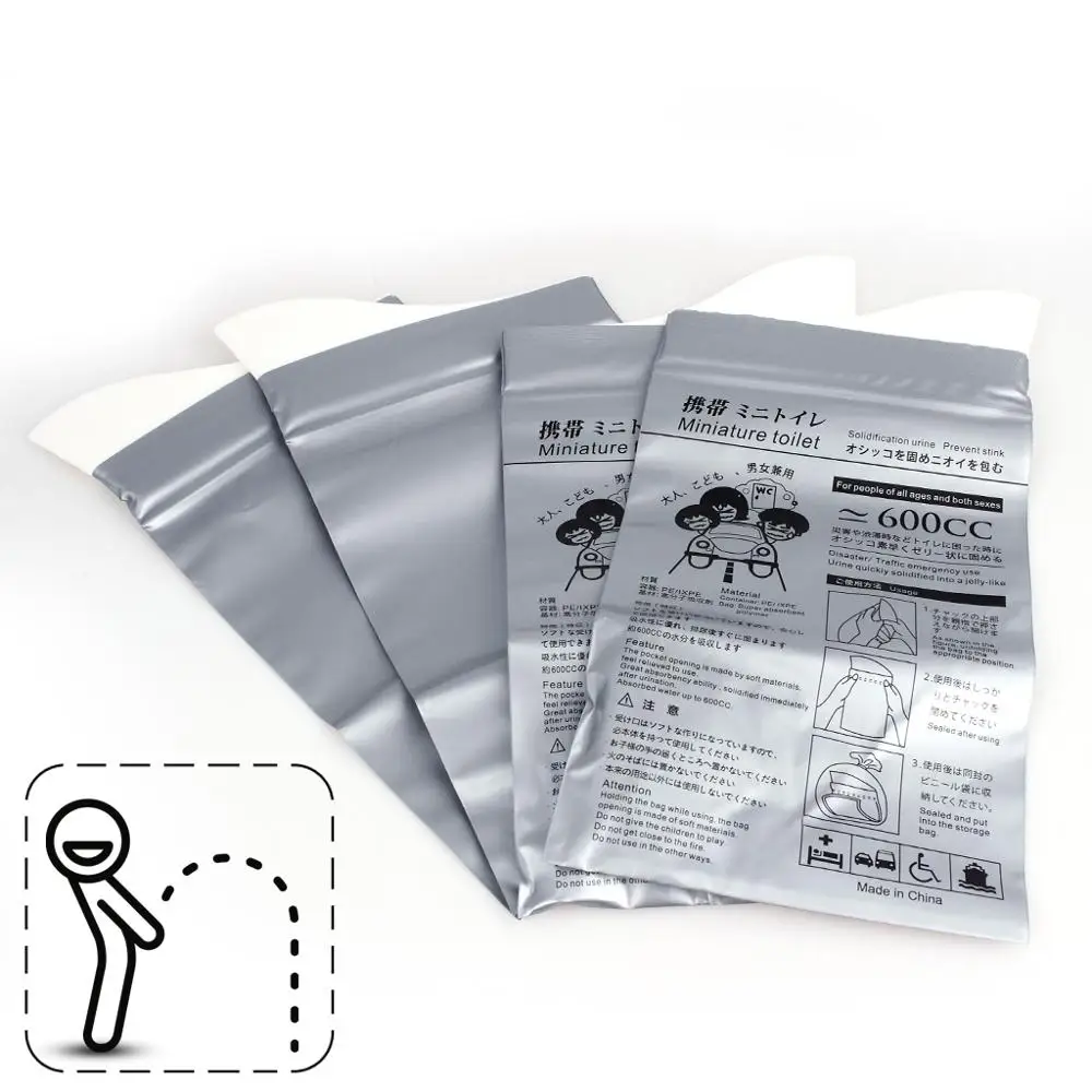 4Pcs/Pack Car Outdoor Emergency Urine Bag for Man Woman Travling Camping Urgent Piss Vomit Sickness Bag 4Pcs/Pack Car Outdoor Emergency Urine Bag for Man Woman Travling Camping Urgent Piss Vomit Sickness Bag