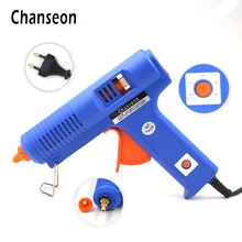 Chanseon Hot Melt Glue Gun 11mm 150W EU Plug Glue Heater Copper Nozzle With Free 1pc