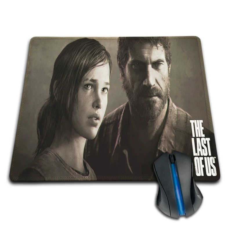 

Babaite the last of us joel ellie portrait Top Selling Rubber Mouse Mat 180X220X2MM 250X290X2MM Pad Gaming Cartoon