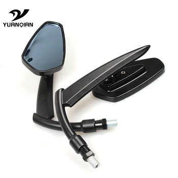 

Universal Motorcycle Adjustable handle Rearview Side Mirrors For Yamaha SR400 FJR 1300 ES A ABS YBR125 FZ8 FZ-07dropship
