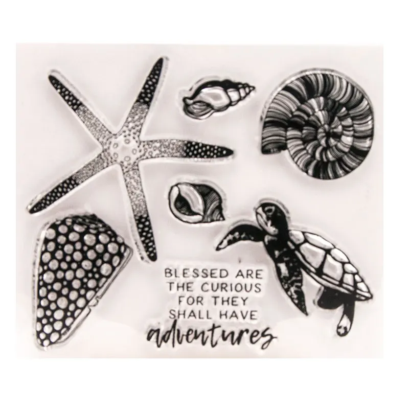 

Clear Stamps Marine life 1393 Scrapbook Paper Craft Clear stamp scrapbooking