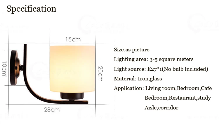 Ретро винтажный настенный светильник для спальни, прикроватный лестничный светильник, настенный светильник для гостиной, балкона, коридора, светильник, s стеклянный настенный бра, бра