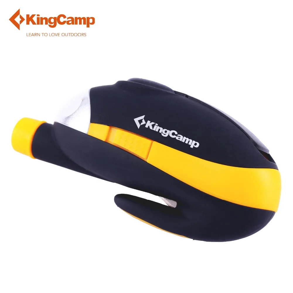 

KingCamp 3 IN 1 Emergency Auto Safety Tool 3 LEDs Light Built-in Windshield Hammer Seatbelt Cutter Good Used For Car
