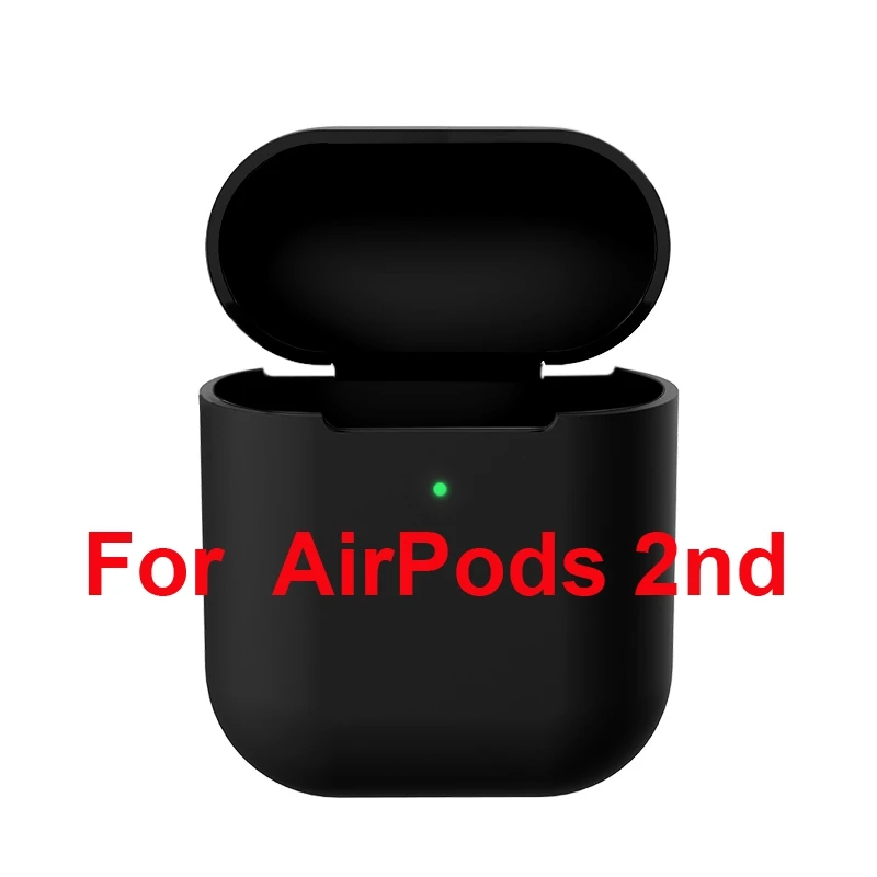 ТПУ силиконовый Bluetooth беспроводной чехол для наушников для AirPods 1 защитный чехол Аксессуары для Apple AirPods 2-й зарядной коробки - Цвет: 01
