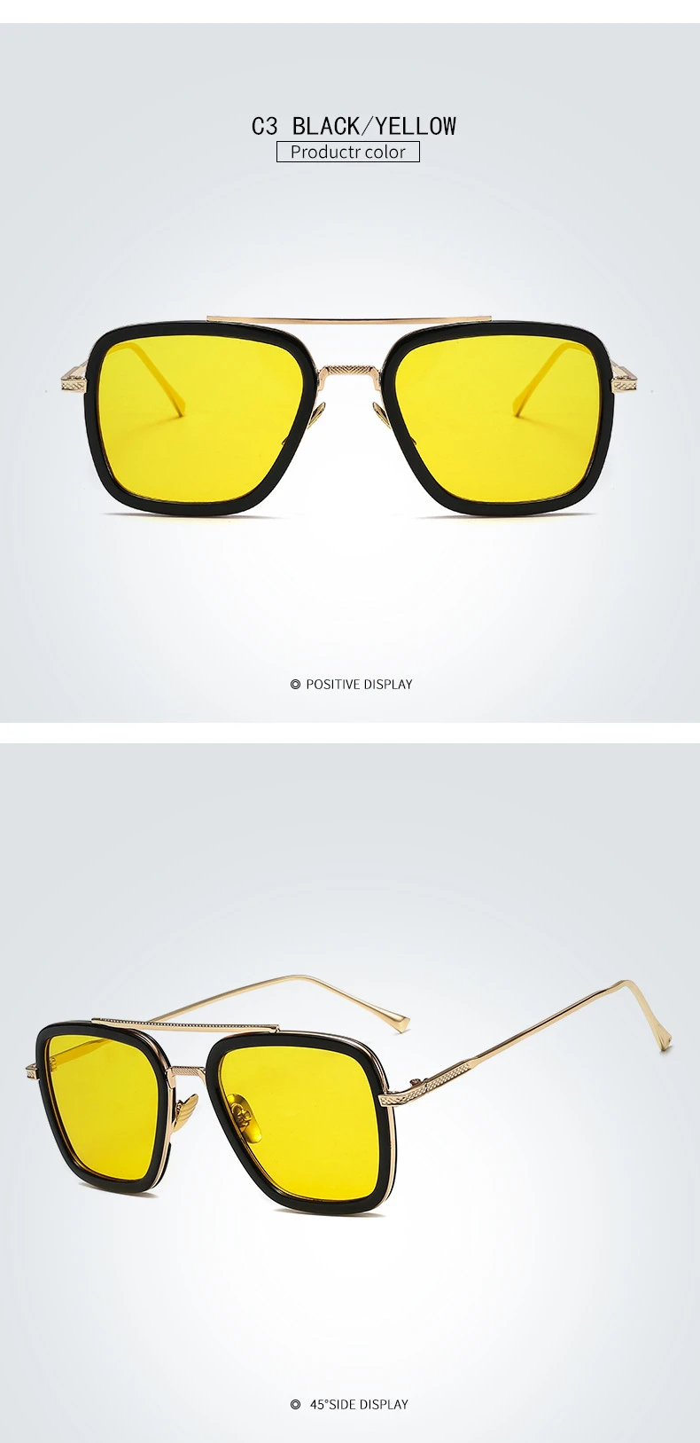 Мужские Винтажные Солнцезащитные очки в стиле стимпанк, фирменный дизайн, Старк, Железный человек, очки в стиле ретро, ветрозащитные, паровые, панк, солнцезащитные очки, UV400
