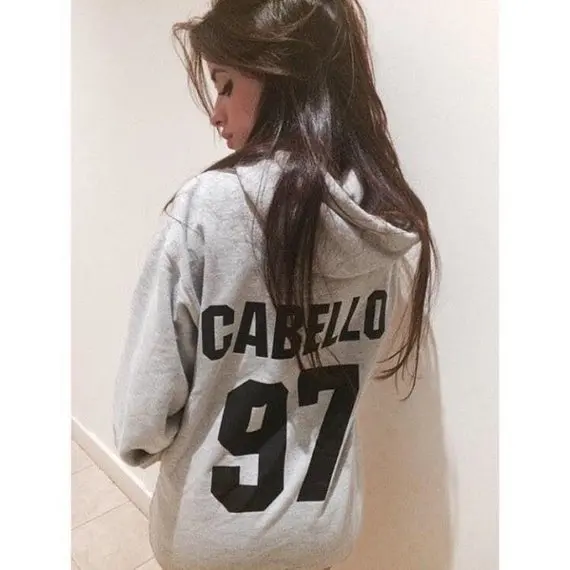 Толстовка Sugarbaby Cabello 97 толстовка Tour модный серый джемпер на весну модные топы Tumblr