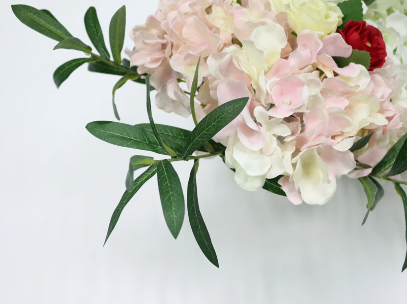 JAROWN Simulation Plant Flower Row Flower Wall Wedding Arrangement Decor DIY Pavilion Decor Arch Flowers Window Showcase Flores (8)
