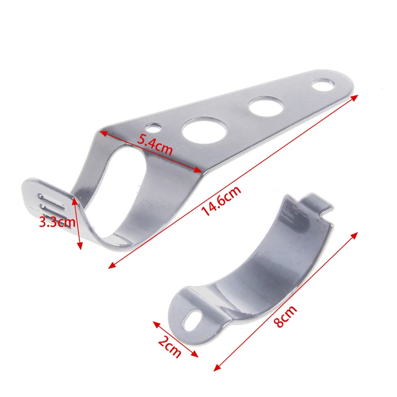 2x Универсальные; большие размеры 33-45 мм мотоцикл Кронштейн, крепление для фары держатели для Harley Bobber Cafe Racer