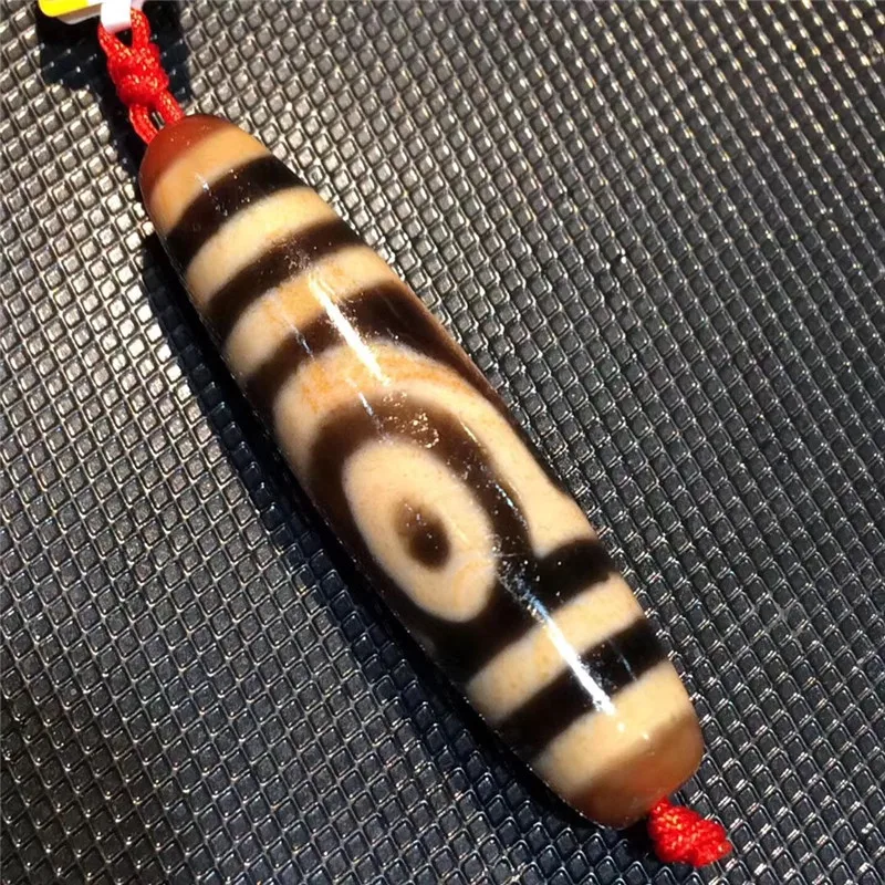 

190319-1 High Qaulity Two Eyes Cinnabar beads Amulet Natural Agate Material Fengshui Beads Free Collection Shipping