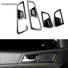 Для Kia Sportage QL KX5 интерьерная наклейка Дверная ручка Крышка дверная чаша стикер рамки автомобильный Стайлинг 4 шт. C677