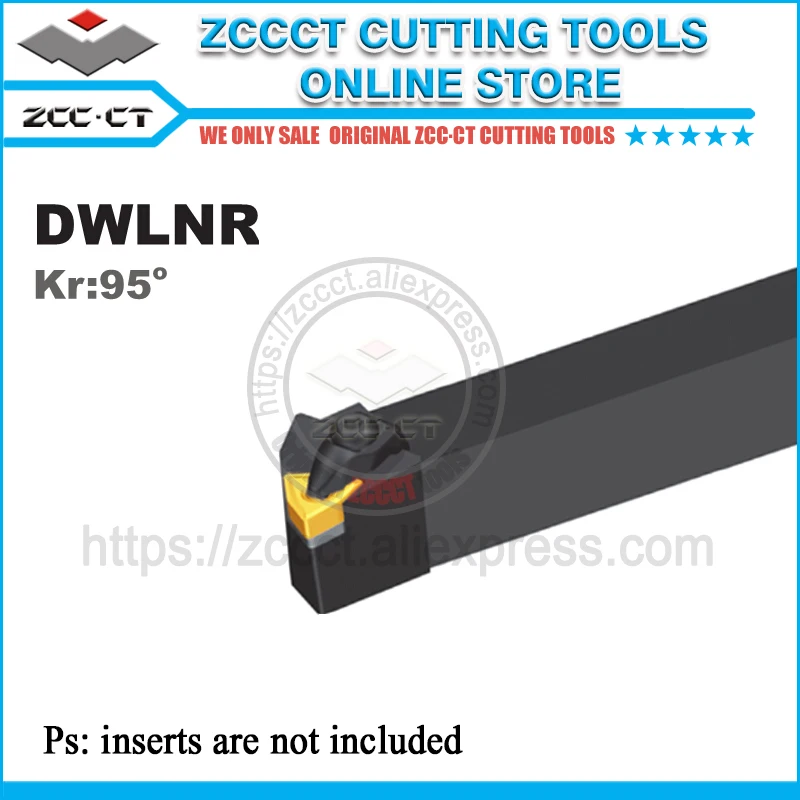

ZCCCT turning tool holder DWLNR2020K08 20*20 external lathe support power applicable insert WNMG0804