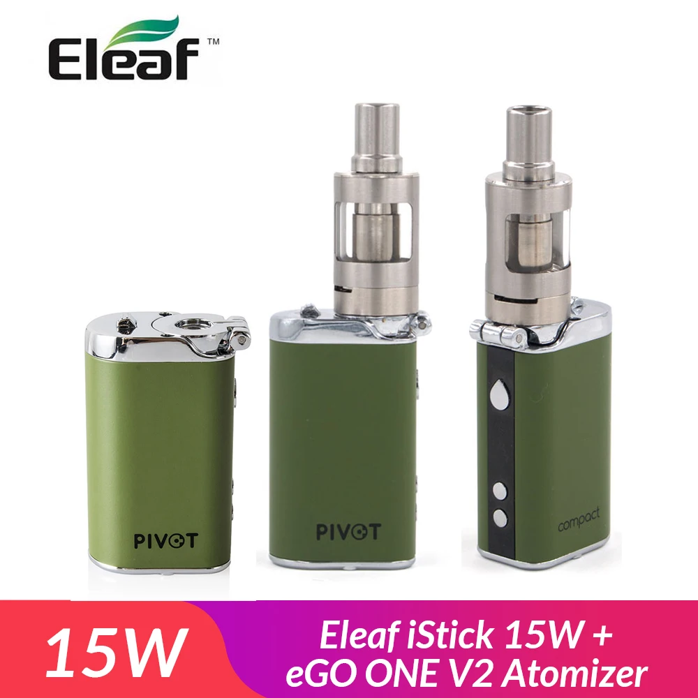 

Original Eleaf iStick 15W Special Edition Mod with Built-in Battery 1050mAh + eGO ONE V2 Atomizer 2ml E-Cigaratte vs iStick 40W