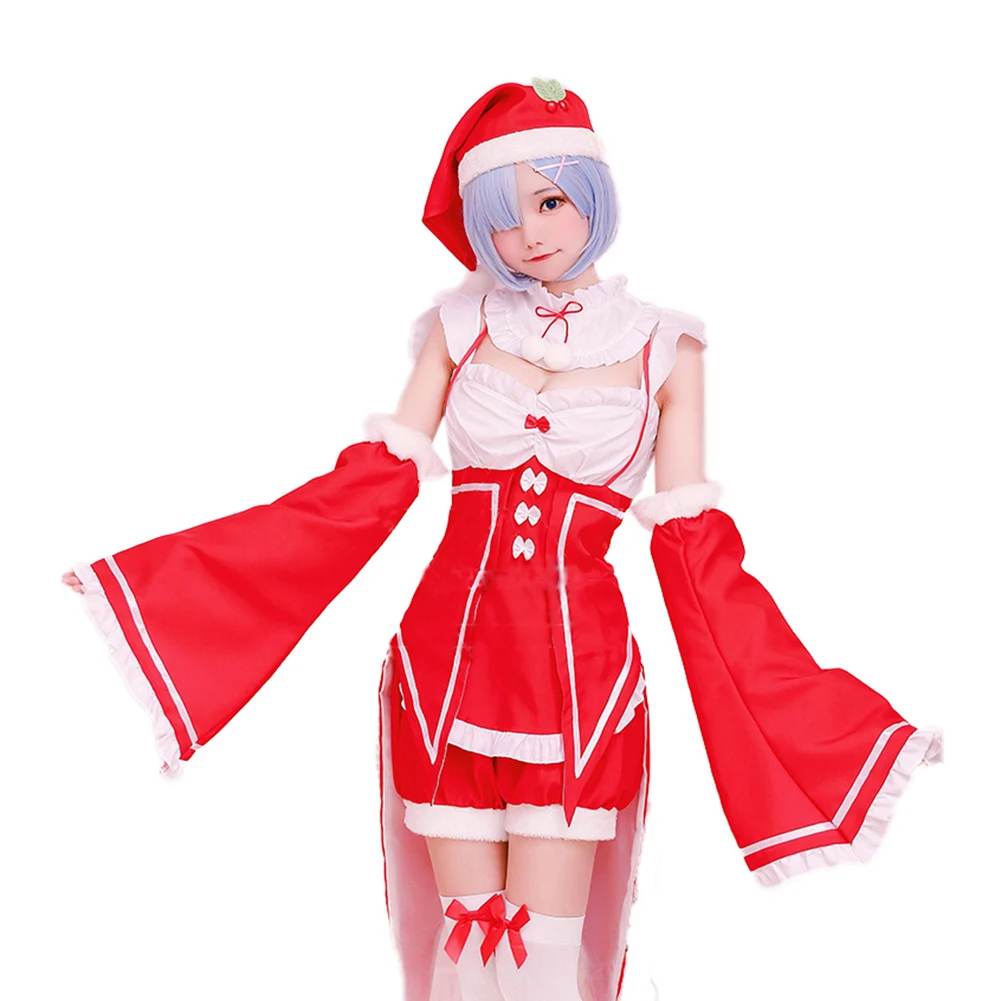 Brdwn RE Zero Life в другом мире от женское рождественское платье для косплея Ram Rem| |