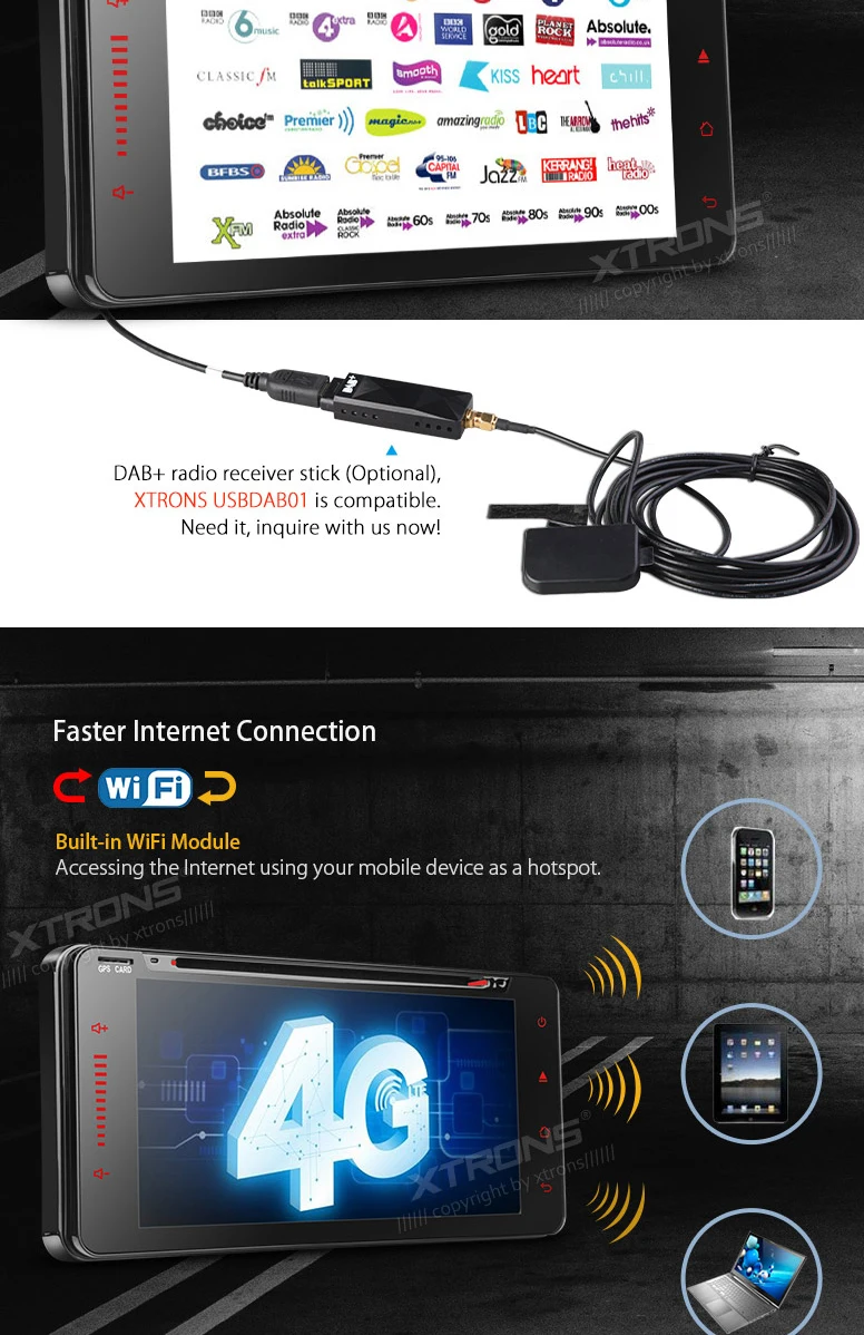 Top Android 6.0 OS 6.95" Octa-Core Car DVD for Toyota Vios 2003-2010 & FJ Cruiser 2003-2010 & Tundra 2003-2006 with 2GB RAM 32GB ROM 15