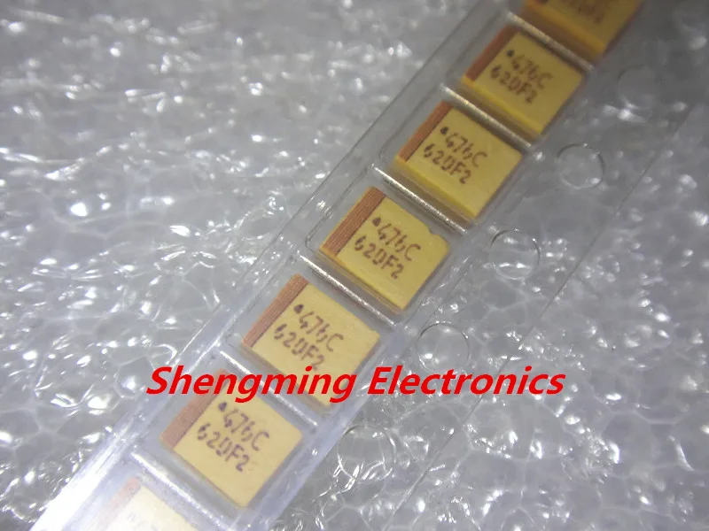 

20PCS B3528 16V 47uF 476C B-type SMD tantalum capacitor