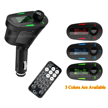 

Car Styling Mp3 Player car audio Car Kit MP3 Mucsic Player Wireless FM Transmitter Radio Modulator USB SD MMC+ Remote Control