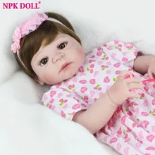 NPKDOLL Doll 22inch Brands 55cm Silicone Reborn Dolls Lifestyle Soft Bjd Princess Doll Reborn Toys For Girls Bebe Reborn