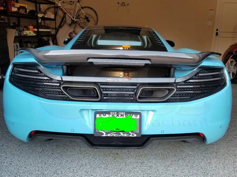 2011-2014 McLaren MP4-12C Coupe & Spyder Vorsteiner V-MC AERO Style Rear Spoiler Wing CF (42)