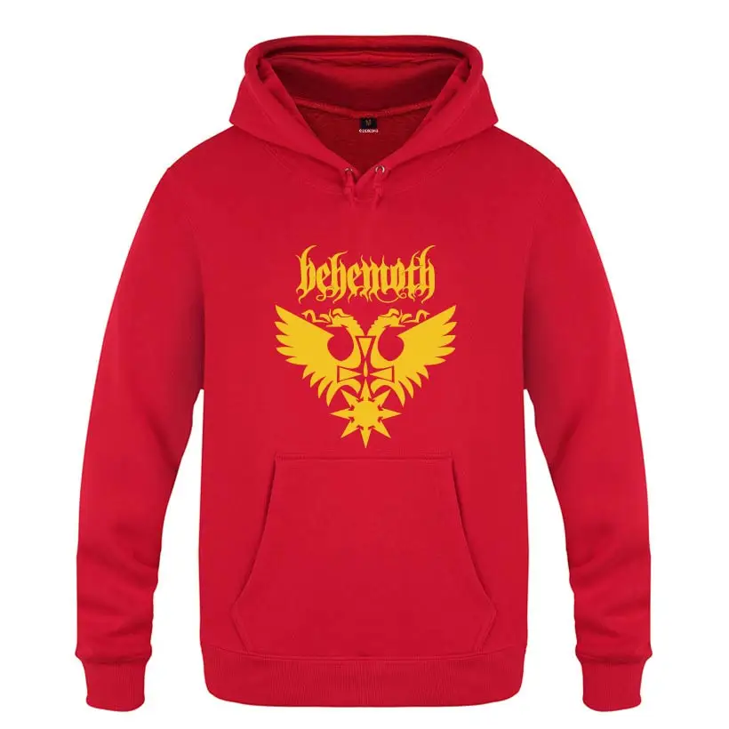 Мужские толстовки с капюшоном Behemoth флисовый пуловер в стиле панк рок