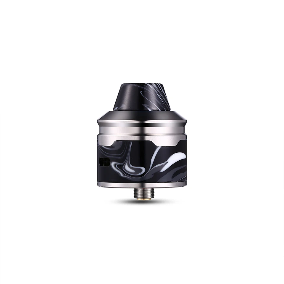 Original Aleader Rocket Resin RDA 24mm electronic cigarette Tank with 510 Drip Tip Dual adjustable airflow atomizer Vape tank (16)