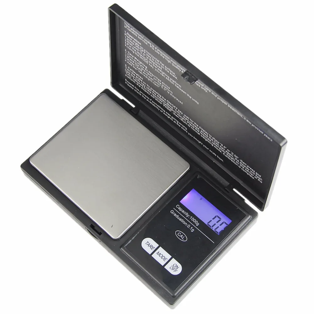 

1000g x0.1g Mini Digital Scale Jewelry Pocket Balance Precision Weight Gram LCD Scale