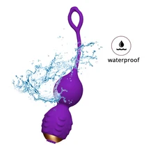 Kegel 12 Frequency Female Wireless Remote Control Shrinking Ball Vaginal Dumbbell Smart Ball Female Masturbation Device Swing