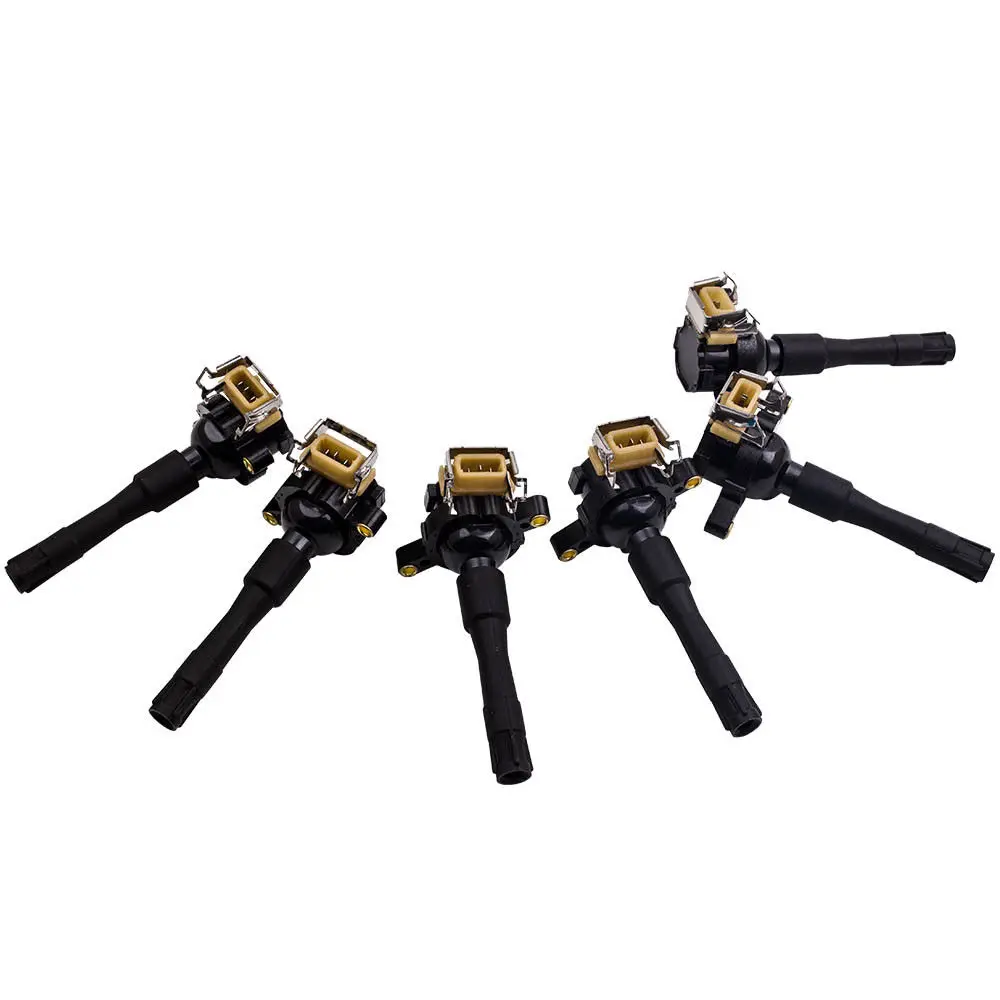 

6Pcs Ignition Coil Pack For VW Jetta Golf BMW E46 E39 X5 Z8 E36 325 330 328 525i 540i M3 UF354 06E905115E 07K905715F IC-UF354