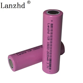 

2pcs Batteries for samsung 18650 battery 2600MAH 3.7v Rechargeable Battery Li-ion accumulator Batteries For LED Flashlights